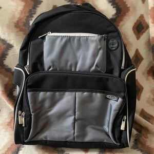 Graco Backpack Diaper Bag with Smart Organizer System, Gray